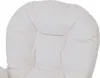 A close-up view of a cream-colored corduroy cushion, likely part of a chair or recliner. Anteprima dell’immagine prodotto