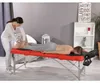 Massageliege 3 Zonen Aluminium Schwarz/Rot Therapiebank Produktbild-Vorschau 3