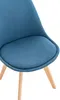 TPFLiving Stuhl Lines Stoff blau Produktbild-Vorschau 6