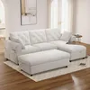 Merax 3 Sitzer Ecksofa Mit Stauraum, Sofa Mit Chaise Longue Produktbild-Vorschau 3