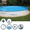 Stahlwandpool Set (7-teilig) halbhoch rund Baja 350 x 120 Produktbild-Vorschau 1
