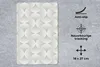MuchoWow® Mauspad Mousepad Muster - Silber - Retro 18x27 cm Produktbild-Vorschau 3