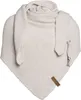 A knitted scarf laid out flat against a white background. Produktbild-Vorschau