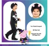 amscan Kinderkostüm Peppa Pig Skelett schwarz/weiß 3-4 Produktbild-Vorschau 3