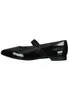 Paul Green Ballerina 1022-044, Lack/Brush, Schwarz, Damen Produktbild-Vorschau 3
