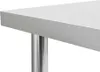 vidaXL Kuchynský pracovný stôl 120 x 60 x 85 cm Nerezová Náhľad obrázku produktu 4