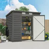 Outsunny Abri de jardin en métal 2,5 m² facile à monter, Voir les images du produit 9
