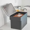 Kontajner na krmivo Yamazaki čierny 6 l na suché krmivo pre Náhľad obrázku produktu 1