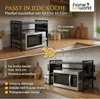 HomeLuxWorld 2-stufiges Mikrowellenregal mit Add Ons, Produktbild-Vorschau 4