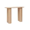Miliboo - Design-Konsole aus hellem Holz B100 cm FOLEEN Produktbild-Vorschau 3