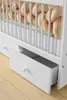Modernes Babybett Weiß Holz Praktische Schubladen Produktbild-Vorschau 7