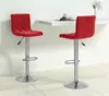 vidaXL Barhocker 2 Stk. Weinrot Samt Produktbild-Vorschau 9