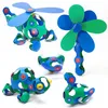 Magnetyczna gra budowlana Clixo - Crew Blue & Green (30 Podgląd zdjęcia produktu 3