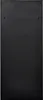 The back of a black shoe cabinet. Voir les images du produit
