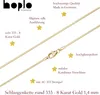 Goldkette Schlangenkette Länge 50cm - Breite 1,4mm - 333-8 Produktbild-Vorschau 3