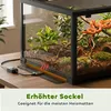 PawHut Terrarium für Reptilien Glasterrarium mit Schiebetür Produktbild-Vorschau 6