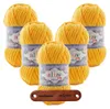 5 x ALIZE Velluto 216 yellow mit Label Produktbild-Vorschau 1