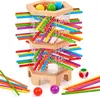 Montessori houten speelgoed, blokkenspellen voor kinderen Productafbeelding-voorbeeld 1