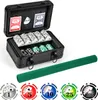 DREAMADE Pokerkoffer mit 300 Pokerchips & Spielmatte & Produktbild-Vorschau 1