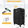 KESSER® Reisekoffer Hartschalen Koffer mit Zahlenschloss, Produktbild-Vorschau 2