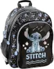 A black backpack with a Stitch character design. Produktbild-Vorschau