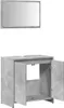 CLORIS 2-tlg. Badmöbel-Set Betongrau Holzwerkstoff 856066 Produktbild-Vorschau 7