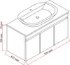 Waschtisch-Set Venus | Waschtisch mit Unterschrank | Produktbild-Vorschau 4