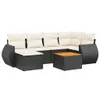 The Living Store 7-tlg. Garten-Sofagarnitur mit Kissen Produktbild-Vorschau 3