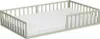Bodenbett aus Metall Vitalispa Minno Greige 120x200 mit Produktbild-Vorschau 1