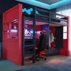 Letto a castello Merax, letto a soppalco 90x200 cm con Anteprima dell’immagine prodotto 2