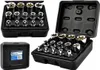 A collage of images showing a set of Torx E sockets in their cases. Anteprima dell’immagine prodotto