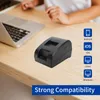 58MM Desktop-Bondrucker USB Bluetooth 203DPI Thermodruck Produktbild-Vorschau 4