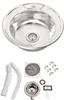 MIDORI® Edelstahl Rundspüle Spüle Küchenspüle Einbauspüle Produktbild-Vorschau 4