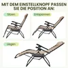 Yaheetech Klappbarer Liegestuhl mit Nackenkissen & Produktbild-Vorschau 6