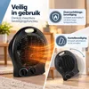 Kinzo Ventilatorkachel 2000W - Zwart - 2 Warmtestanden - Productafbeelding-voorbeeld 5