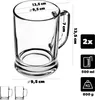 Boccali da birra KADAX da 0,5 litri, set di 2, bicchieri da Anteprima dell’immagine prodotto 3