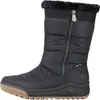 A side view of a black winter boot. Anteprima dell’immagine prodotto