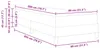 vidaXL Skříňová postel s matrací růžová 80 x 200 cm látka Náhled obrázku produktu 6