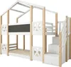 Sweiko Lit superposé 90 x 200 cm,Lit d'enfant cabane avec Voir les images du produit 17