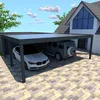 Schweng Flachdachcarport C600+ in Anthrazit mit Produktbild-Vorschau 1