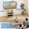 5Rcom Weißer TV-Ständer auf Rädern für 32 - 65 Zoll Produktbild-Vorschau 6