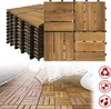 LZQ Holzfliesen Akazien-Holz Terrassenfliese 30 x 30 cm, 11 Produktbild-Vorschau 1