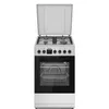 Heinner HFSC-S65MIXFD-SL, Vrijstaand fornuis, Wit, Productafbeelding-voorbeeld 1