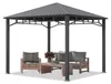 Gartenpavillon 3x3 m Stahldach Hardtop, ohne Seitenteile, Produktbild-Vorschau 1