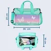 Petit sac de sport enfant papillon, sac de voyage fille, Voir les images du produit 4