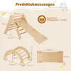 COSTWAY 4 in 1 Kletterdreieck, Kletterbogen mit Rutsche, Produktbild-Vorschau 7