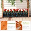 Jardinière COSTWAY avec treillis, toit suspendu et support Voir les images du produit 6