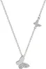 Náhrdelník Zircon Butterfly - Elegantný Strieborný Šperk Náhľad obrázku produktu 1