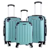 Three teal suitcases of different sizes are displayed against a white background. Náhľad obrázku produktu