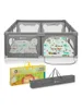 Lionelo Box WILLOW XL + Tappetino da gioco ROBBY SET: ampia Anteprima dell’immagine prodotto 1